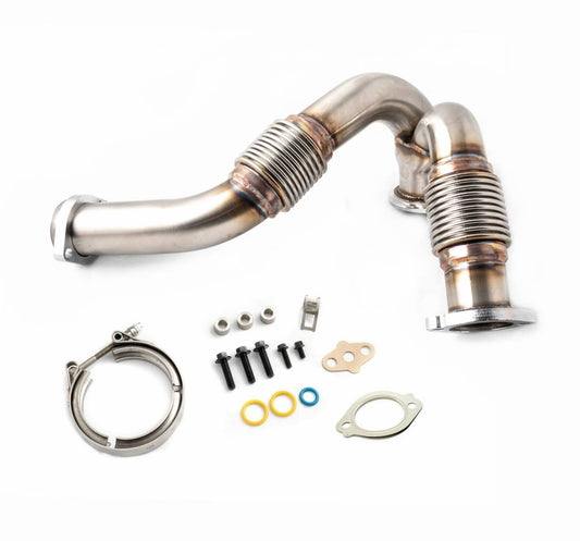 Rudy's HD Bellowed Y-Pipe/Clamp/Install Kit For 2003-2007 Ford 6.0L Powerstroke