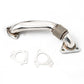 Rudy's Polished Bolt-On Passenger Side Up-Pipe For 2001-2004 GM 6.6L LB7 Duramax