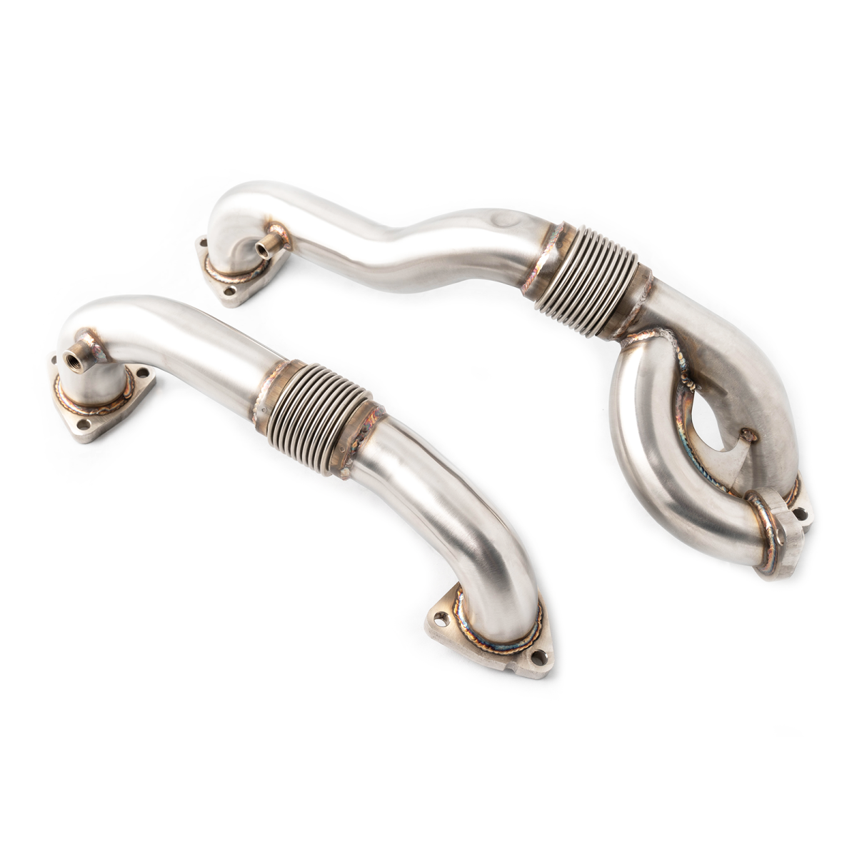Rudy's Heavy Duty Thick Wall Stainless Up Pipes For 08-10 Ford 6.4L Powerstroke