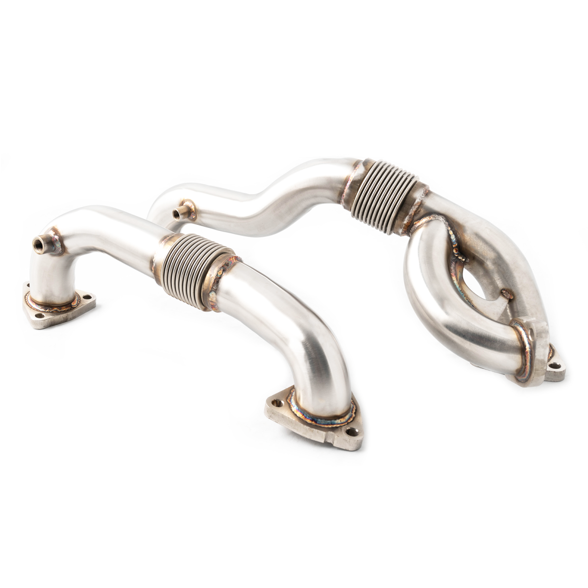 Rudy's Heavy Duty Thick Wall Stainless Up Pipes For 08-10 Ford 6.4L Powerstroke