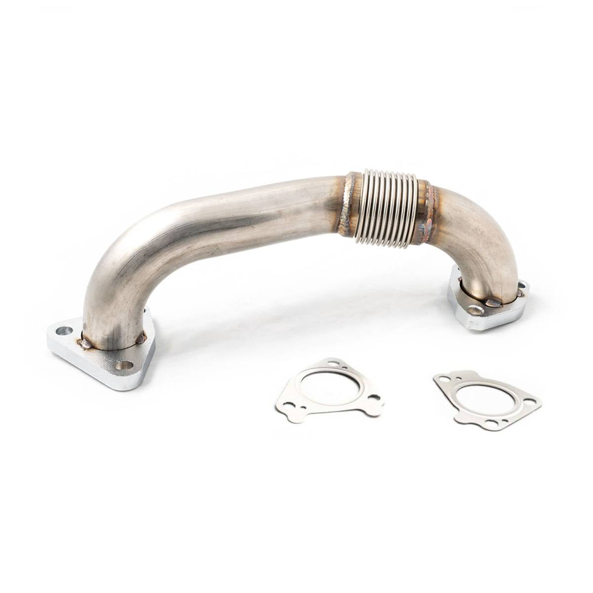 Rudy's Bolt-On Replacement Driver Side Up Pipe w/ Gaskets For 01-16 6.6 Duramax