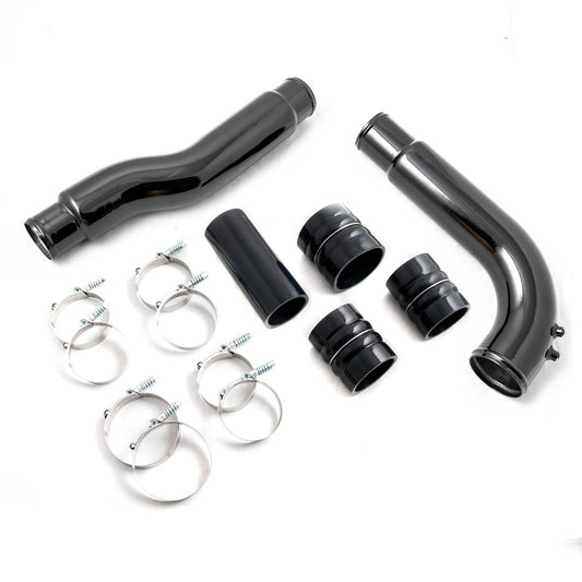 Rudy's Gloss Black Intercooler Pipe & Boot Kit For 07-09 Dodge 6.7L Cummins Diesel
