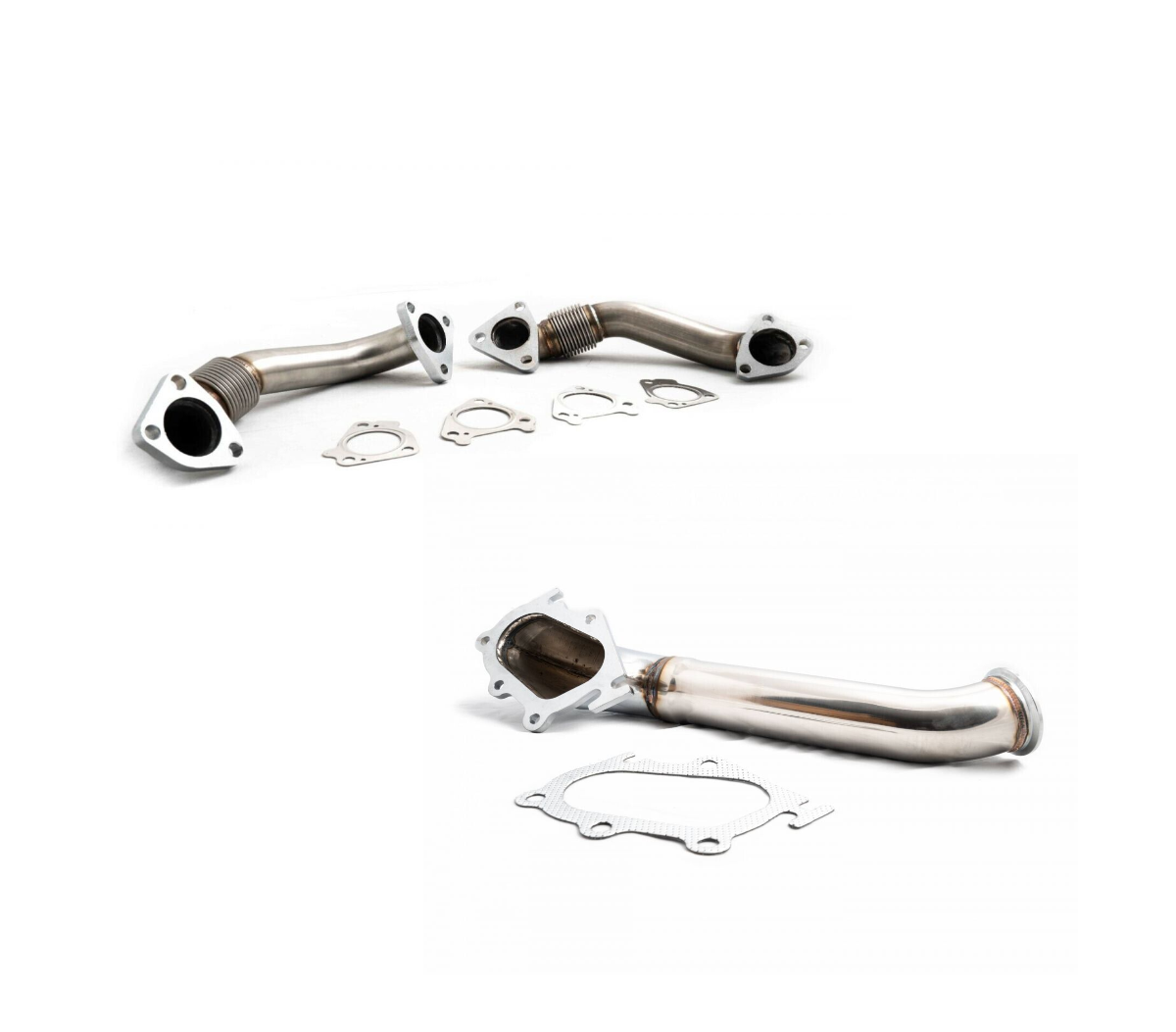 Rudy's Bolt-On HD UpPipe Kit W/ Gaskets & Turbo Pipe For 01-04 GM 6.6 LB7 Diesel