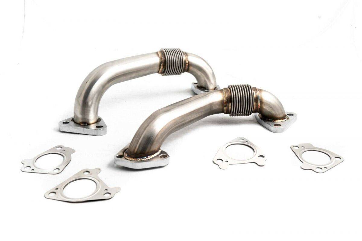 Rudy's Bolt-On HD UpPipe Kit W/ Gaskets & Turbo Pipe For 01-04 GM 6.6 LB7 Diesel