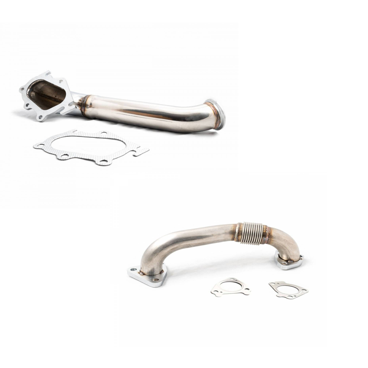 Rudy's Bolt-On Driver side UpPipe Kit W/ Turbo Pipe For 01-04 GM 6.6 LB7 Diesel