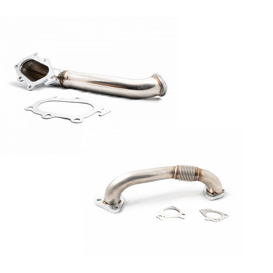 Rudy's Bolt-On Driver side UpPipe Kit W/ Turbo Pipe For 01-04 GM 6.6 LB7 Diesel