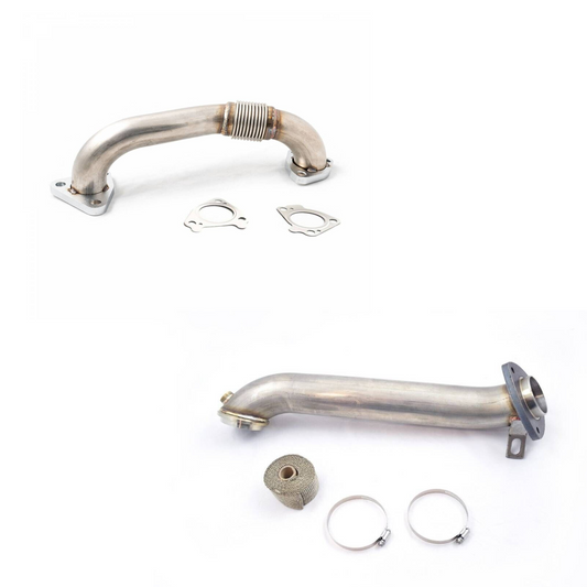 Rudy's HD Driver Side Up Pipe W/Turbo Pipe 15.5-16 GM 2500/3500 6.6L LML Diesel