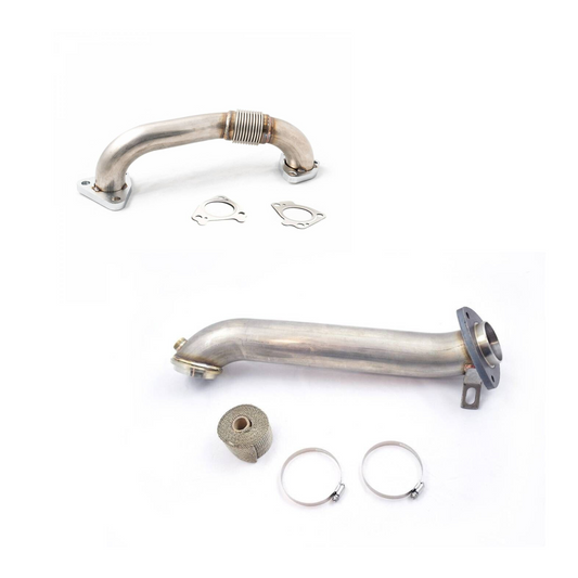 Rudy's HD Driver Side Up Pipe W/Turbo Pipe 11-14 GM 2500/3500 6.6L LML Diesel
