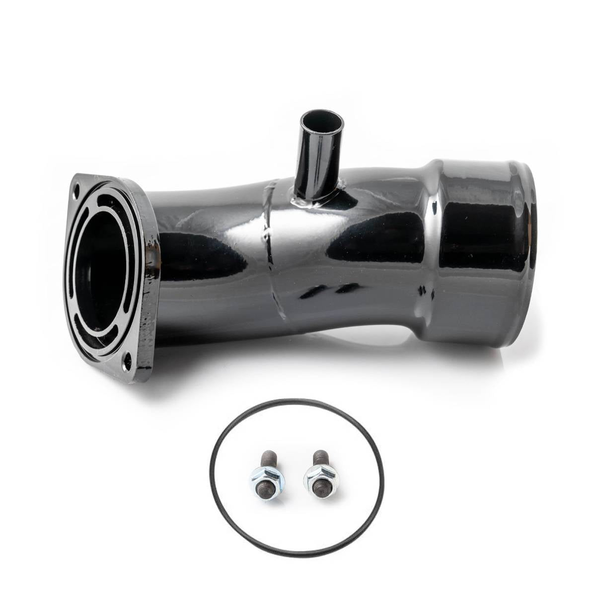 Rudy's 3.5" Black Turbo Intake Horn Kit For Silverado/Sierra 2500HD/3500HD 6.6L L5P Duramax Diesel