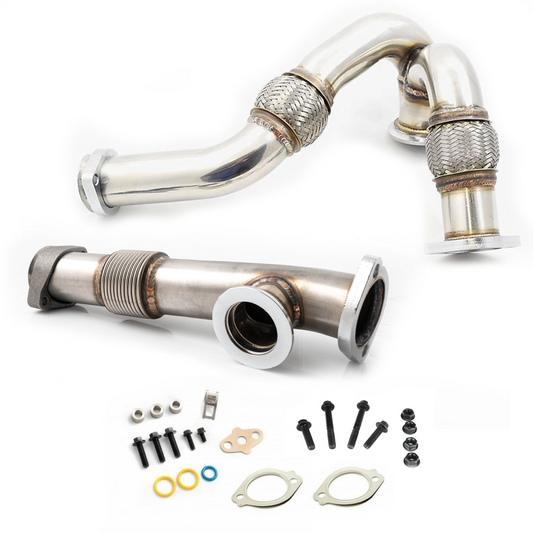 Rudy's Y-Pipe & Passenger Side Up Pipe For 2004.5-2007 Ford 6.0L Powerstroke