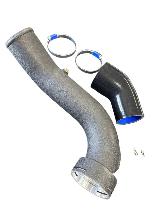SPDZ1 Aluminum Charge Pipe Upgrade | BMW N55 E-Chassis | 135i • 335i • 335xi • 335is | Matte Black