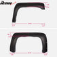 2007-2013 Chevy Silverado 1500 69.3" Short Bed Black Fender Flares PP