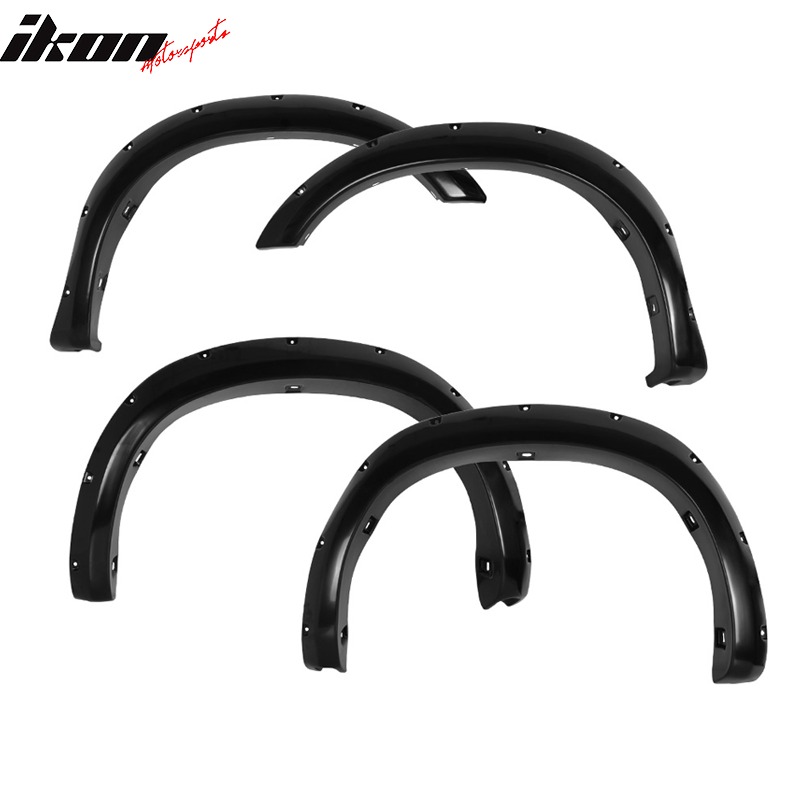 2007-2013 Toyota Tundra Pocket Fender Flare Protector Cover ABS 4PC