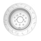 FactionFab Slotted Rear Rotor V2 Dual Drilled - Subaru WRX 2008-2021