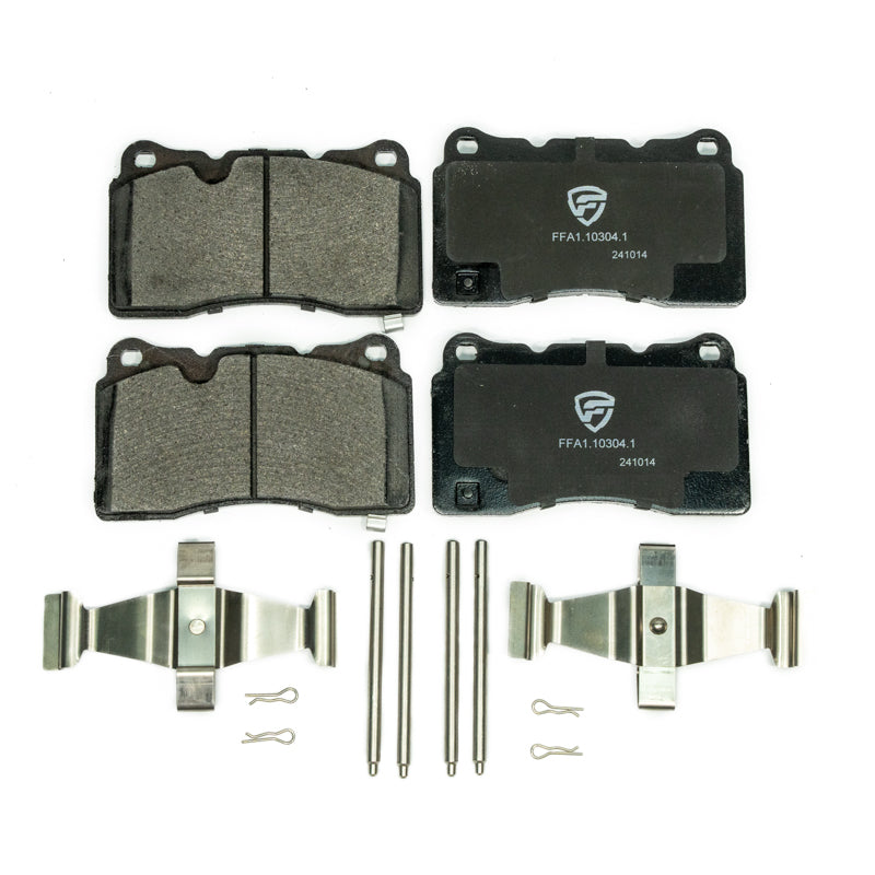 FactionFab V2 Front Brake Pads 2017-2020 BRZ GT86 (With factory Brembos) / 2022-2026 BRZ GR86 (With factory Brembos)