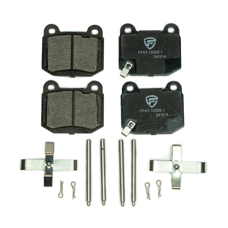 FactionFab V2 Rear Brake Pads 2017-2020 BRZ GT86 (With factory Brembos) / 2022-2026 BRZ GR86 (With factory Brembos)