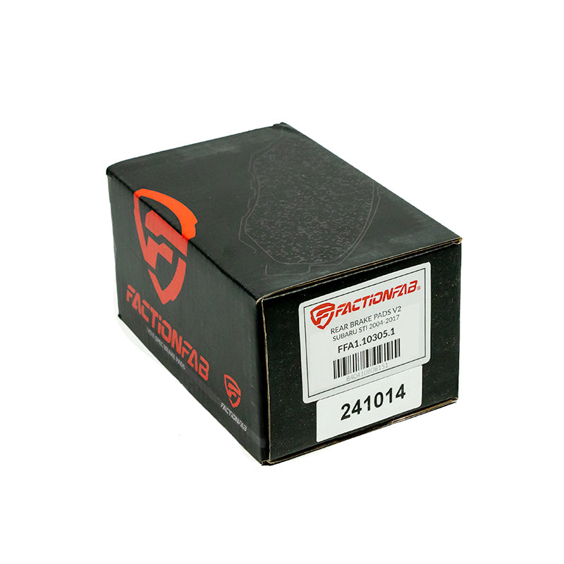 FactionFab V2 Rear Brake Pads 2017-2020 BRZ GT86 (With factory Brembos) / 2022-2026 BRZ GR86 (With factory Brembos)