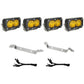 Baja Designs 2025 Toyota 4Runner S2 Sport Fog Pocket Light Kit - Amber 44-8281