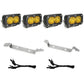 Baja Designs 2022+ Toyota Tundra S2 Sport Fog Pocket Kit - Baja Amber 448081