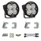 Baja Designs 07-09 Wrangler JK w/OE Bumper Squadron R Sport Fog Pocket Kit - Clear 448146