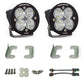 Baja Designs 07-09 Wrangler JK w/OE Bumper Squadron R Pro Fog Pocket Kit - Clear 448148