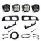 Baja Designs 2023+ Ford F250/F350 Super Duty Squadron SAE/Sport Fog Pocket Kit - Clear 448225UP