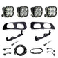 Baja Designs 2023+ Ford F-250/350 Super Duty Squadron Pro Dual Fog Pocket Light Kit w/ Upfitter 448256UP