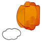 Baja Designs LP9 Driving Combo Factory Amber Lens Replacement Kit 668615