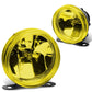 Universal Round Fog Lights - 3.5 Inch H3 Bulb Amber
