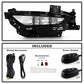 Spyder Chrysler 200 2015-2016 OEM Style Full LED Fog Lights W/Universal Switch- Clear 5086945
