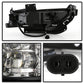 Spyder Chrysler 200 2015-2016 OEM Style Full LED Fog Lights W/Universal Switch- Clear 5086945