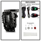SPYDER 2024+ Chevy Silverado 2500HD/3500HD OEM Style Full LED Fog Light w/Universal Switch 9054013