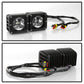 Spyder Dodge Ram 2013-2018 1500 Only Full LED Fog Lights W/Bracket and Universial Switch- Clear 9045424