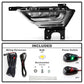 SPYDER 21-23 Ford F150 OEM Style Full LED Fog Lights w/ Switch FL-FF1502021-LED-C 9052255
