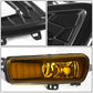 2015-2017 Ford Focus LED DRL Fog Lights w/ Bezel Black Yellow