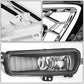 15-17 Ford Focus LED DRL Fog Lights w/ Chrome Bezel (4-DR Only)