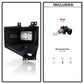 SPYDER 17-19 Ford F250/F350 SD OEM Style LED Left Fog Light w/Switch - Clear (FL-FF25017-L) 9051104