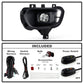 SPYDER 19-23 Ford Ranger Halogen OEM Fog Lights w/Switch - Clear (FL-FR19-C) 9051159
