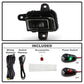 SPYDER 23-25 GMC Sierra 1500 OEM Style LED Fog Light w/ Switch - Clear (FL-GS2023-LED-C) 9054167