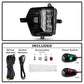 SPYDER GMC Yukon AT4 21-23 Only OEM Style Full Led Fog Lights W/ Switch FL-GY21-AT4-LED-C 9055492