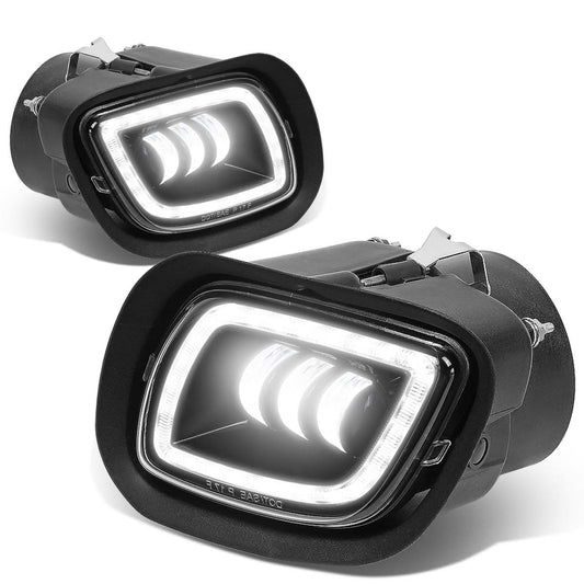 2008-2017 Freightliner Cascadia Black Fog Lights