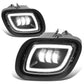 2008-2017 Freightliner Cascadia Black Fog Lights