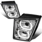 04-18 Volvo VN VNL Halo DRL Fog Lights - Clear Lens