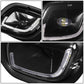 08-17 Freightliner Cascadia 3D Projector LED Fog Lights Black