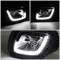 08-17 Freightliner Cascadia 3D Projector LED Fog Lights - Chrome
