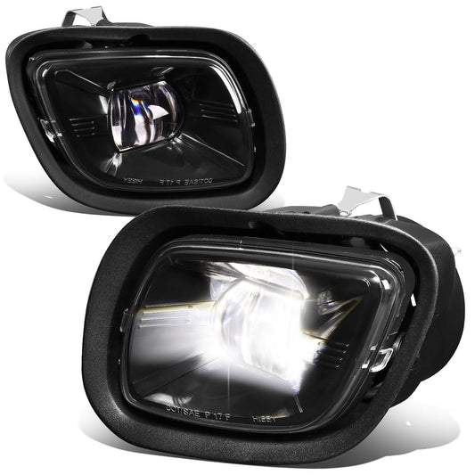 08-17 Freightliner Cascadia Projector LED Fog Lights - Black