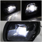 08-17 Freightliner Cascadia Projector LED Fog Lights - Black