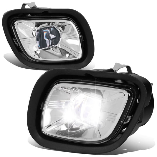 08-17 Freightliner Cascadia Projector LED Fog Lights Chrome