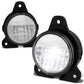 18-20 Volvo VNR Full LED Chrome Fog Lights - Reflector