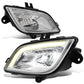 2018-2022 Freightliner Cascadia 3D Full LED Chrome Fog Lights